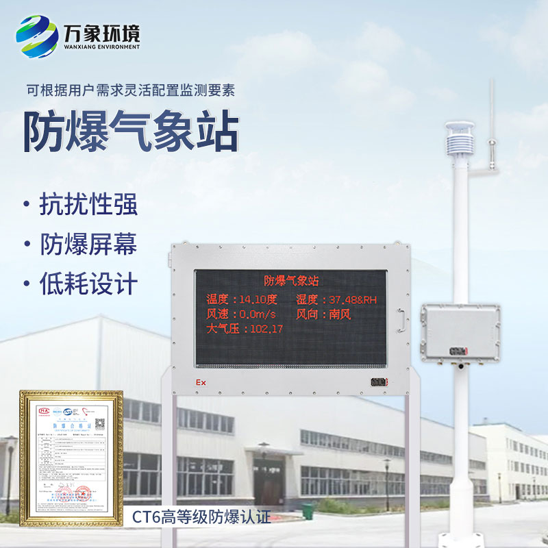 防爆型氣象站——?；穲鏊O(jiān)測氣象少不了它